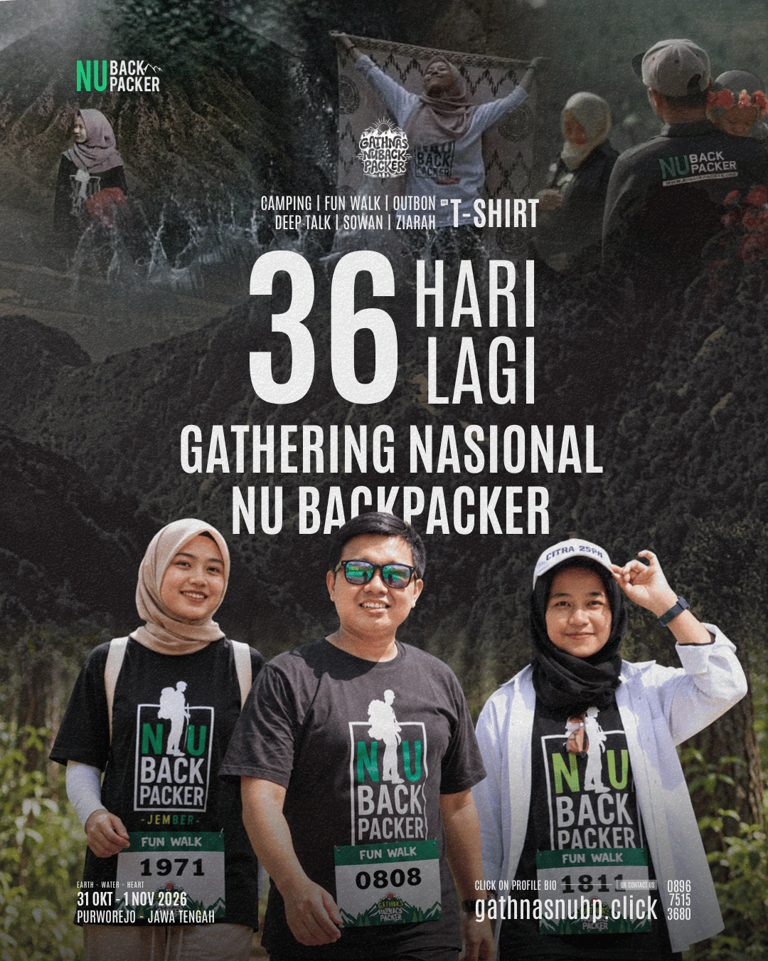 Poster Resmi Gathnas 3 NU Backpacker 2