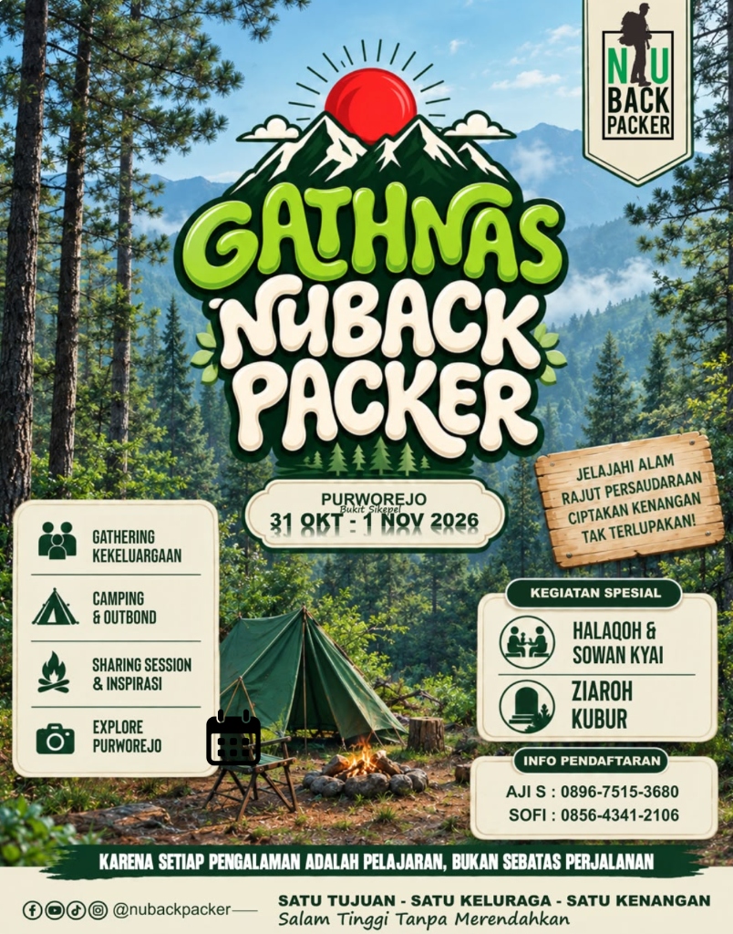 Poster Resmi Gathnas 3 NU Backpacker 3